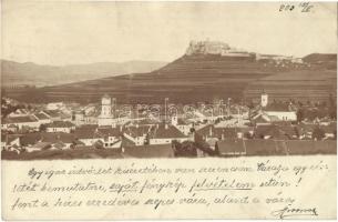 1903 Szepesváralja, Spisské Podhradie; Zipser Schloss / Spissky Hrad / vár / castle ruins. photo (EK)