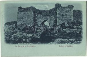 1899 Ephesus, Efes (Izmir, Smyrne); La Porte de la Persecution / ruins at night (EK)