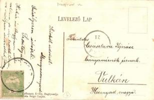 1907 Baglyasalja (Salgótarján), Albert akna, bánya, iparvasút, csillék. Kiadja Hoffmann Ármin (EK)