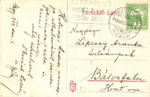 Balassagyarmat, Mária Valéria kórház, felvételi épület, belgyógyászati pavilon + 1913 Bátorfalu post...