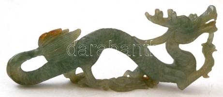 Keleti vásárfiák, faragott féldrágakövek, csont, 2×4-13×9 cm, összesen: 16 db