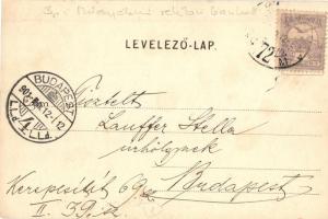 1901 Budapest XI. Haris Fifi, Zerneck Nesty, Zerkovitz Bäby, Stassik Ficzi, Méhelyi Mimi. "A Ba...