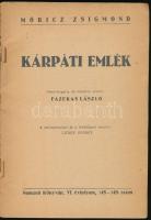 Móricz Zsigmond: Kárpáti emlék. Nemzeti Könyvtár VI. évfolyam 148-149. szám. Kiadói papírkötés, kopo...