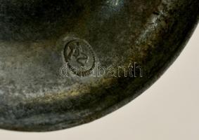 Spiáter kancsó, jelzett, m: 38 cm