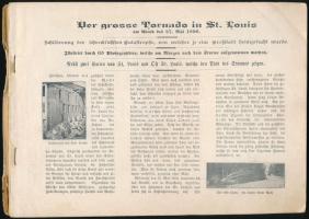 1896 Der grosse Tornado in St. Louise am Abend des 27. Mai 1896. St. Louis, Anzeiger des Westens. Né...