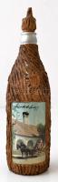 Fakérges sörösüveg, Hortobágy felirattal és képpel, m:26 cm