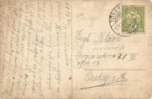 1916 Tatatóváros, Templomi harangok elvitele beolvasztásra háborús célokra, csoportkép, photo (EK)