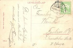 1912 Cegléd, Hitelbank, Szabó Gyula és Fia és Tanács Pál üzlete, utcai árus. kiadja Sárik Gyula