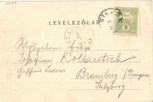 1903 Siófok, Halászat a Balatonon, gőzhajó. kiadja Ellinger Ede fényképész