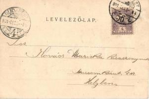 1901 Budapest XIII. Eisele-gépgyár (később Láng-gépgyár), 1000. kazán elszállítása. Szabó Fivérek fé...