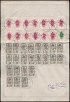 1945 Bp., Ügyvédi meghatalmazás okmánybélyegekkel