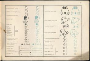 1935 Térképjelek gyakorló rajzfüzete a M. Kir. Honvédség részére, 16p