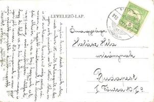 1910 Munkács, Mukacheve, Mukacevo; Püspök utca villanyoszlop. W.L. Bp. 6253. / street (EK)