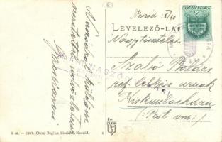 Naszód, Nasaud; Görög katolikus templom. Stern Regina kiadása + katonai pecsét a hátoldalon / church...