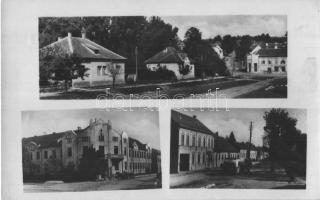 Hőgyész - 3 db modern városképes lap: Cukrászda, Apponyi kastély, Iskola (Képzőművészeti Alap)