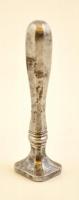 "A" monogramos acél levélzáró pecsétnyomó, 1,5×1,5 cm, h: 6,5 cm