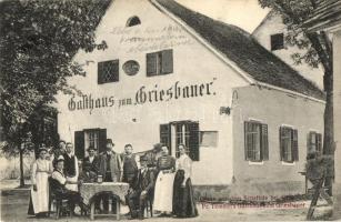 Schaftal, Kainbach bei Graz; Fr. Temmel's Gasthaus zum Griesbauer / guest house