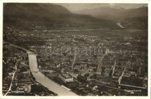 1933 Innsbruck, Fliegeraufnahme 292 / aerial view. Oesterreichische Luftbild-Industrie Salzburg