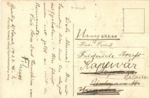 1923 Grabik (Zary), Grabig bei Sorau; Gäblers Gut, F. Frankes Bäckerei, Bahnhof / villa, backery, ra...