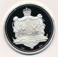 Németország 1992. "III. György király - Német királyok" jelzett Ag emlékérem, tanúsítvánny...