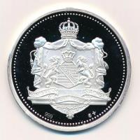 Németország 1992. "I. Szász Frigyes Ágost - Német királyok" jelzett Ag emlékérem, tanúsítv...