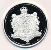 Németország 1992. "III. Frigyes Vilmos - Német királyok" jelzett Ag emlékérem, tanúsítvánn...