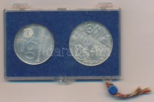 1974. 50Ft Ag + 100Ft Ag "MNB" pár, eredeti MNB plasztiktokban T:BU 
Adamo EM44, EM45