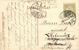 1906 Nagyszeben, Hermannstadt, Sibiu;, Gyalogsági laktanya, kiadja Karl Graef / Hermannsplatz mit k....