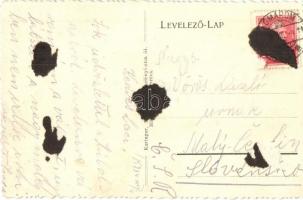 Komárom, Komárno; Református templom / Calvinist church (ragasztónyom / glue marks)