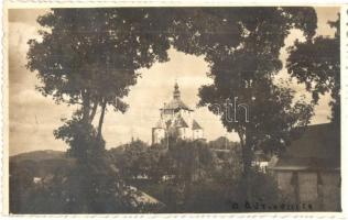 1932 Selmecbánya, Schemnitz, Banská Stiavnica; Leányvár, Újvár / castle. photo (ragasztónyom / glue marks)