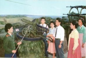 9 db MODERN kínai, észak-koreai, vörös khmer propaganda képeslap / 9 modern Chinese, North-Korean, K...