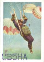 6 db MODERN sport motívumos képeslap, közte 2 db mini lap / 6 modern sport motive postcards, with 2 ...