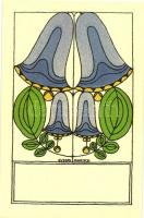 7 db megíratlan MODERN reprint Wiener Werkstätte művészlap / 4 unused modern reprint Wiener Wekstätt...