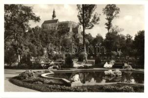 Nyitra, Nitra; Zámok / Püspöki vár, kert / bishops castle, garden, park