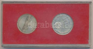 1956. 25Ft Ag "Tízéves a Forint" + 1970. 100Ft Ag "Felszabadulás" a két érme a &...