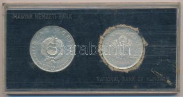 1968. 100Ft Ag "Semmelweis" + 1969. 100Ft Ag "Tanácsköztársaság" a két érme MNB ...