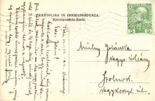 Frisch ausgemustert / Passato la recluta / K.u.k. Kriegsmarine art postcard, mariner with photograph...