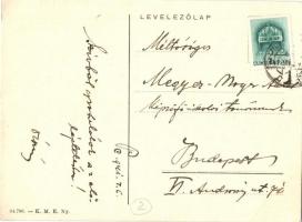 1941 Hiszek Magyarország feltámadásában! Ócsvár Rezső rajztanár és festőművész levele Megyer-Mayer A...