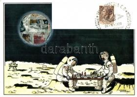 19 db modern vegyes sakk motívumlap / 19 modern mixed chess motive cards