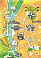 35 db MODERN térkép motívumos képeslap / 35 modern motive postcards; maps