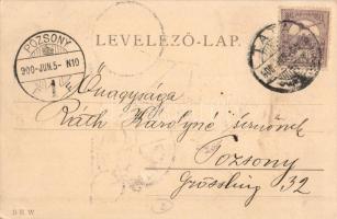 1900 Hunter with deer and hunting dogs (EK)