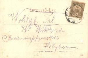 1903 A Budapesti Typographia Dalkör működő tagjai. csoportkép / Hungarian Typographia Choral Society...