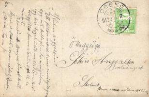 1912 Csene, Tschene, Cenej, Cenei; Vasúti híd / railway bridge, photo