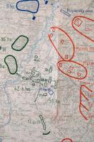 cca 1929 Kétoldali helyzet 1914 augusztus 20-án este, o.m. helyzet augusztus 25.-én, 1:200.000, M. K...