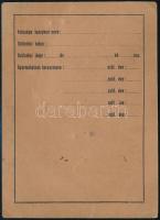 1939 A "Gamma" Finommechanikai és Optikai Művek Rt. által kiadott arcképes igazolvány