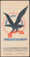 cca 1930 "Még nincs telefonja?" - a telefont népszerűsítő prospektus, válasz-levelezőlappa...