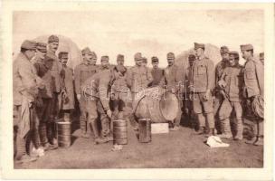 1916 Novo Sielki, borkiosztás. A cs. és kir. 82. székely gyalogezred hadirokkant alapja javára / WWI K.u.k. military, wine distribution