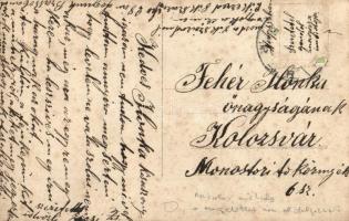 Schlosserei, Tischler-Werkstatt. Első világháborús asztalos műhely, a megjelölt katonák nem ott dogl...