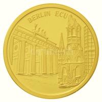 Németország 1995. "Németország / Berlin ECU" Au emlékérem (3,10g/0.585/20mm) T:PP
Germany...