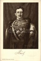 6 db régi motívumlap IV. Károlyról / 6 pre-1945 motive cards of Charles I of Austria